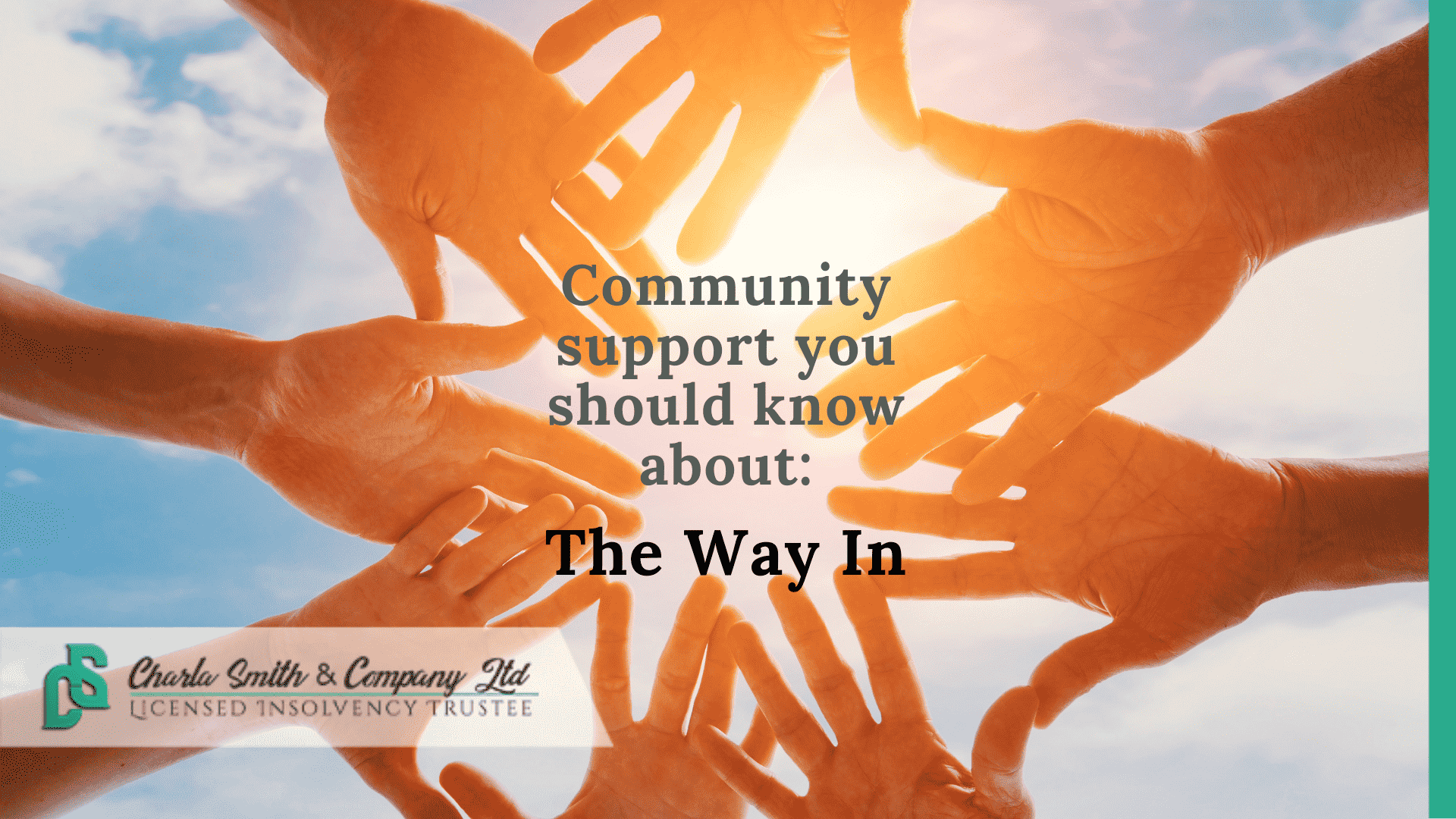 Community Support You Need to Know About: The Way In