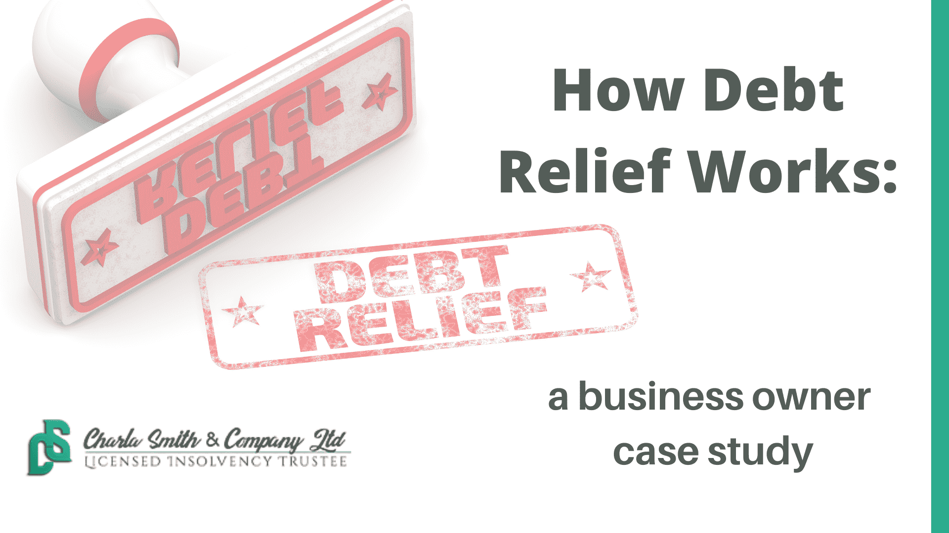 How debt relief works: A business owner case study