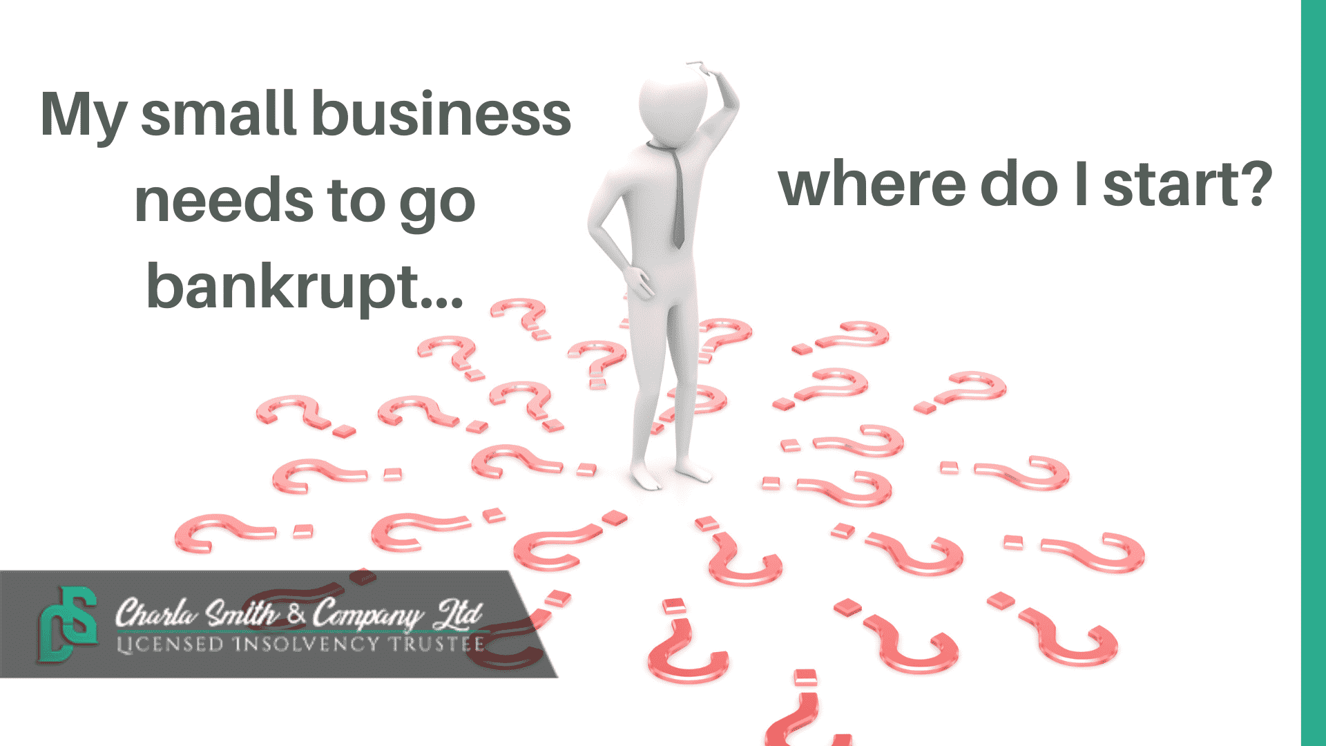 My small business needs to go bankrupt… where do I start?