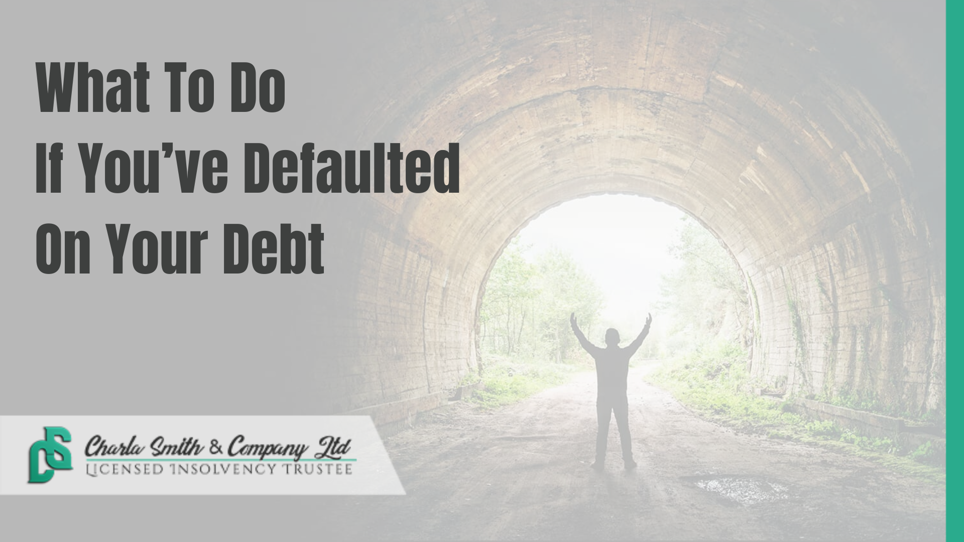 What To Do If You've Defaulted On Your Debt