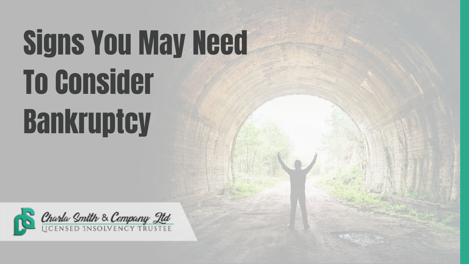 Signs You May Need To Consider Bankruptcy