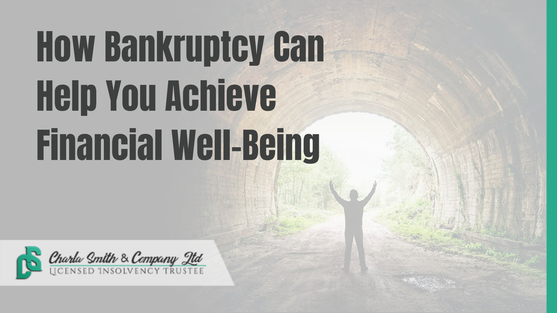 How Bankruptcy Can Help You Achieve Financial Well-Being