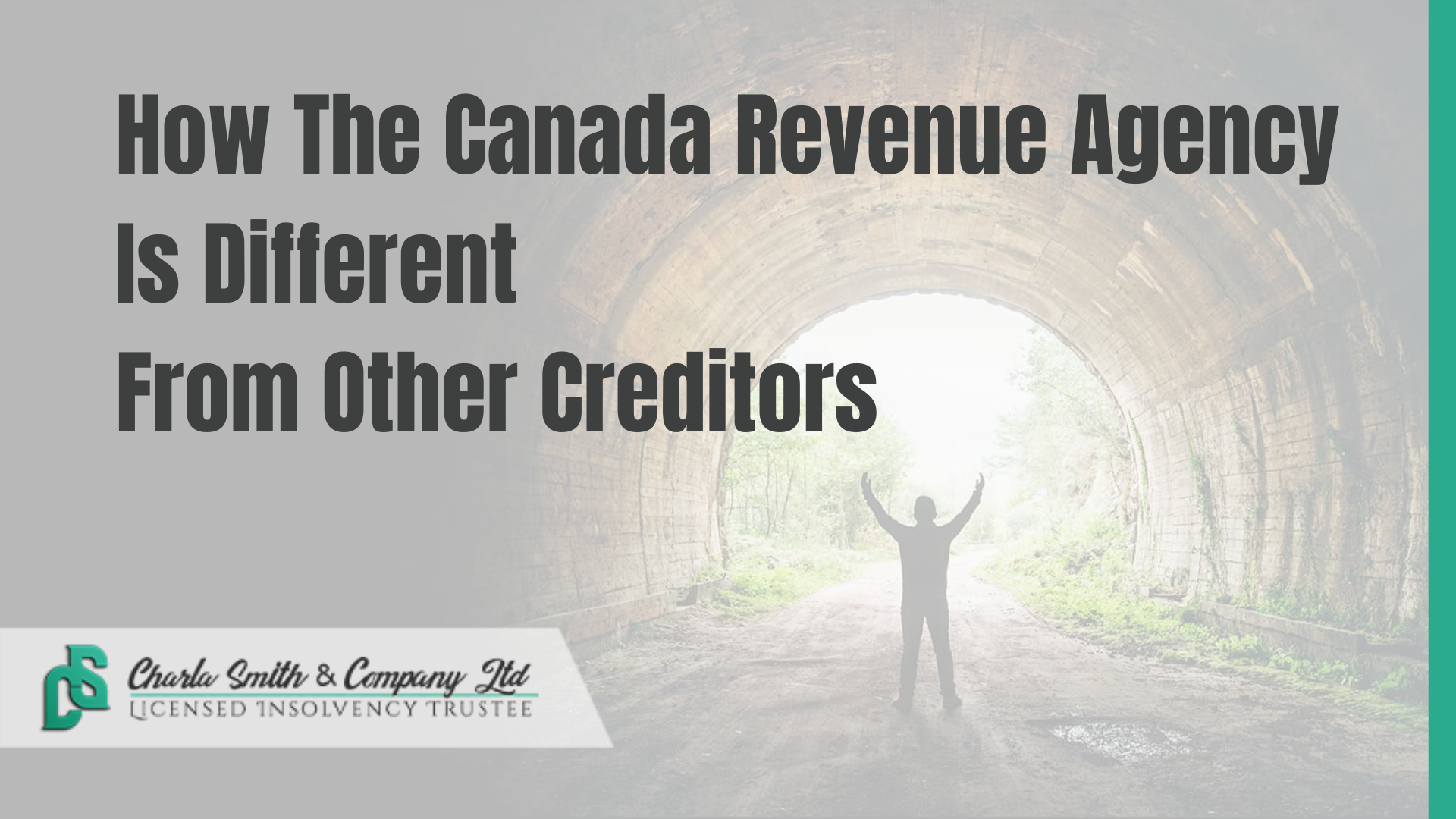 How The Canada Revenue Agency Is Different From Other Creditors