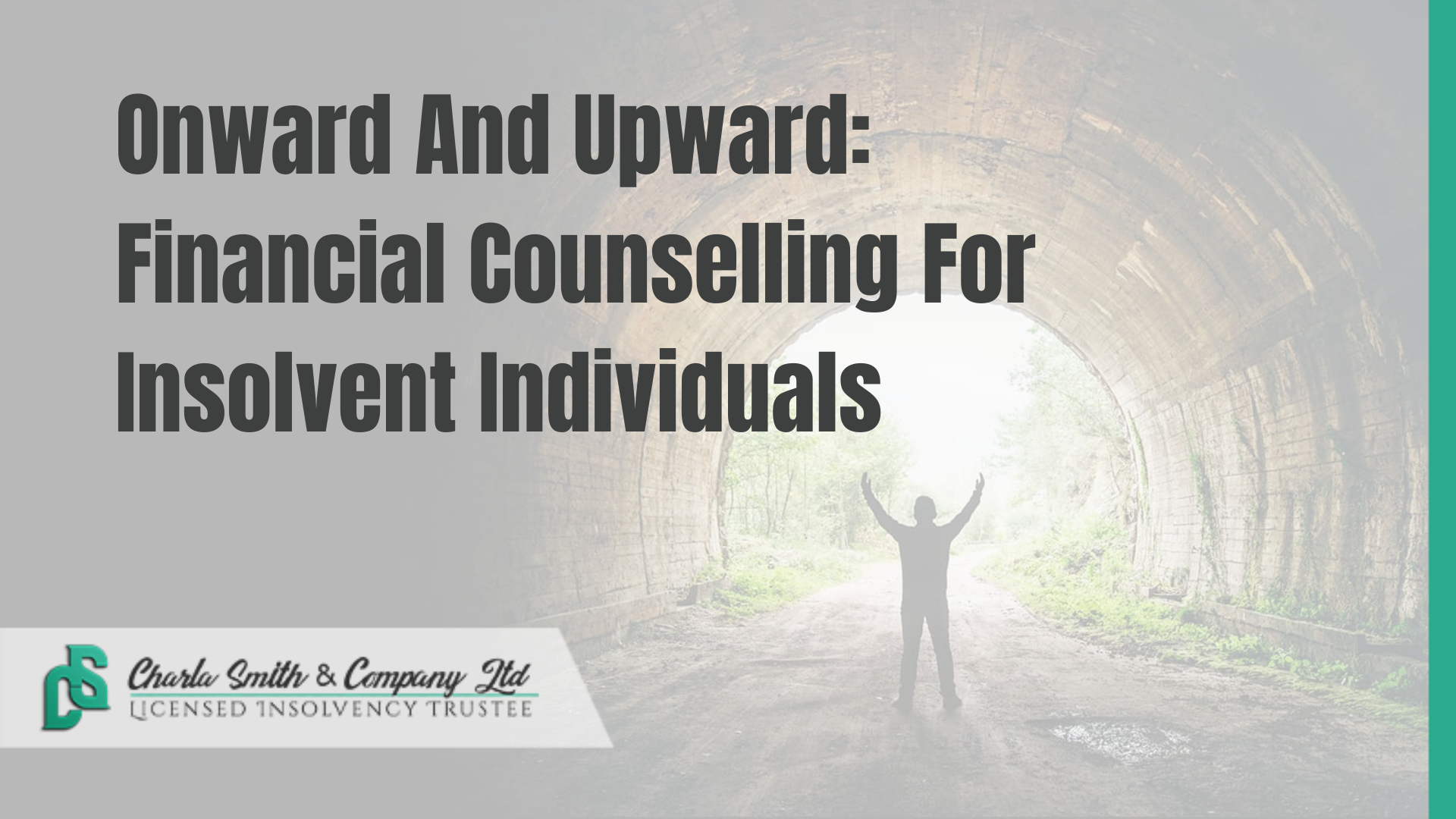 Onward And Upward: Financial Counselling For Insolvent Individuals