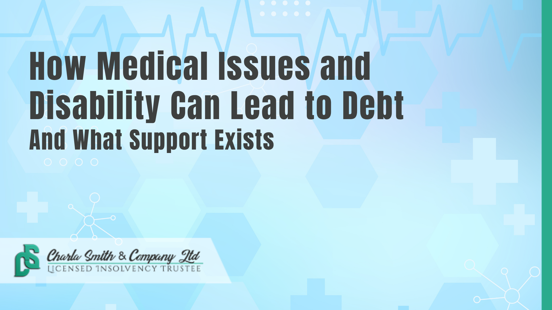 Medical Issues and Debt | How Medical Issues and Disability Can Lead to Debt And What Support Exists